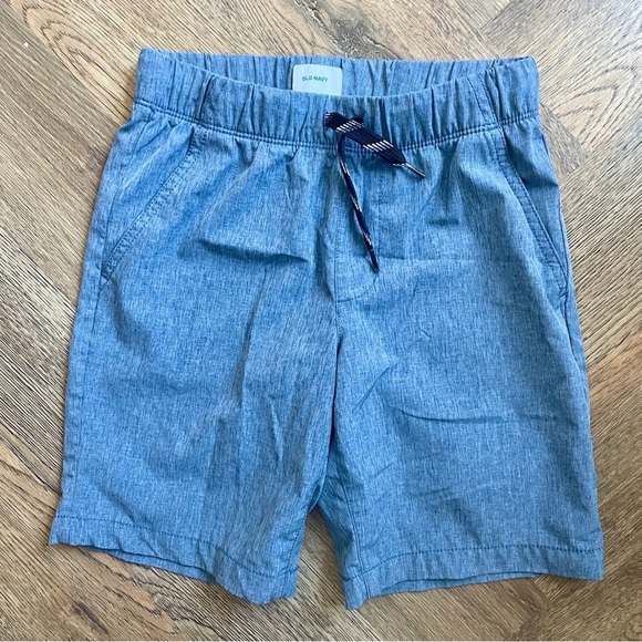 🎯3/$10 Old Navy Shorts Boy’s Size Medium 8 Blue Drawstring Adjustable Waist - Picture 1 of 6